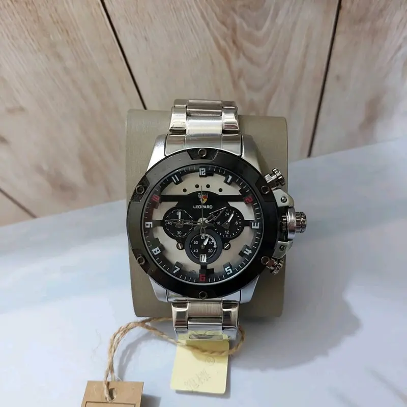 CHRONO AKTIF LEOPARD 8804 JAM TANGAN PRIA TAHAN AIR BERGARANSI Watches Biru tangansultan 4