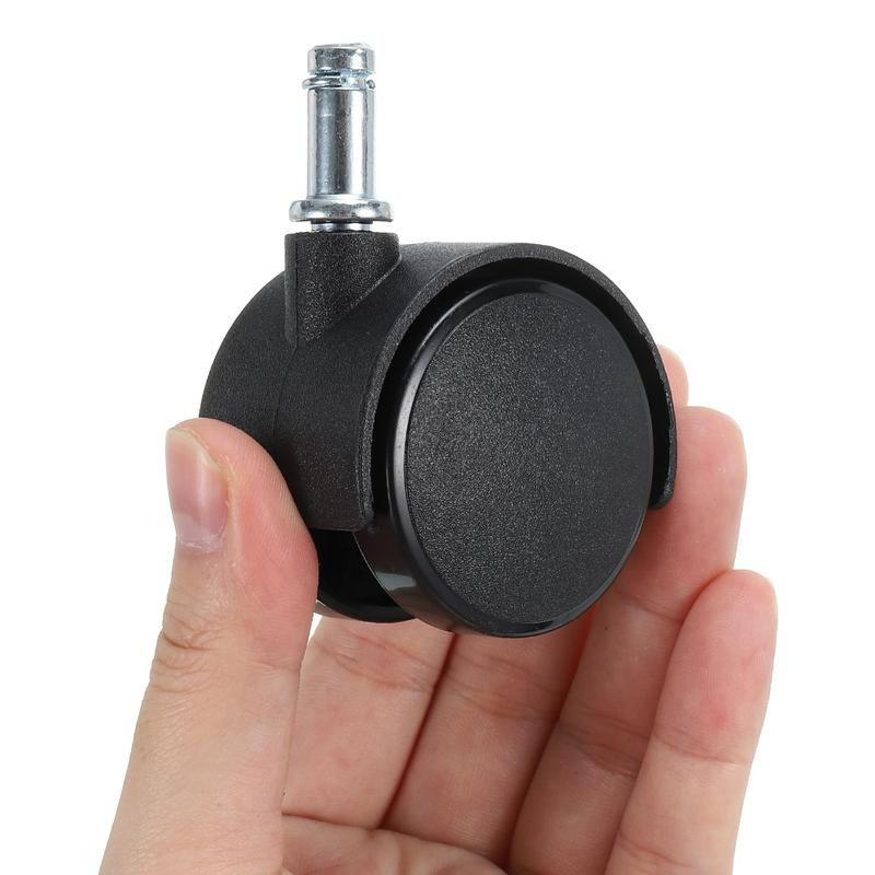 Product Introduction of Portable Nylon Insert Rod 360 Degree Universal Caster PP Furniture Pulley Iron Black 1.5 Inch Swivel Casters Worker 13