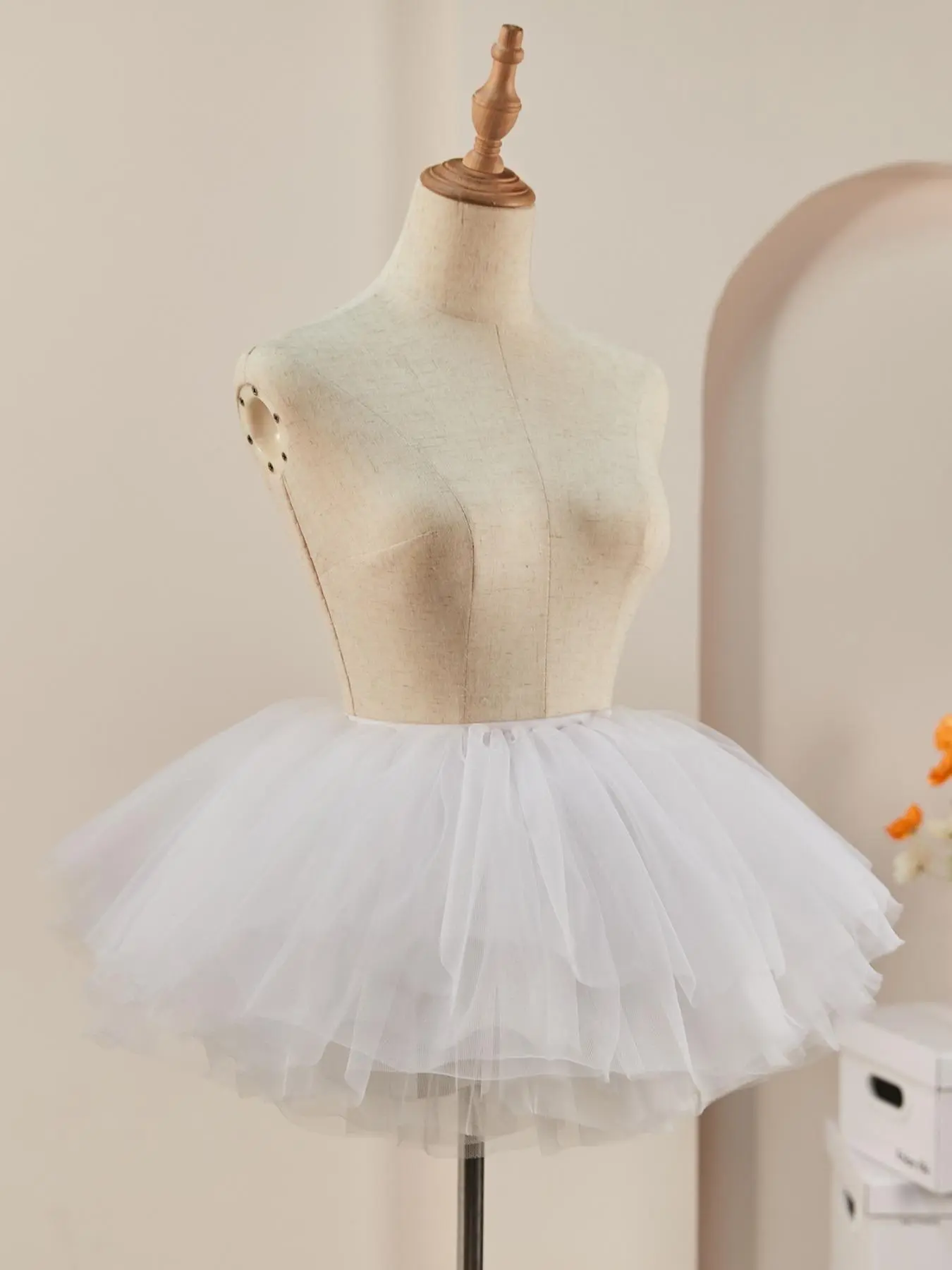 Women's Solid Color Ballet Cosplay Skirt, Elegant Cute Petticoat for Party Wedding Cosplay, Fashionable Wedding Accessories for Women