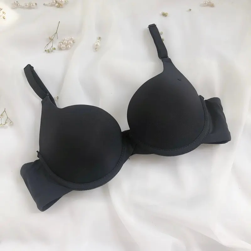 [A44] Áo Lót Nữ Có Gọng Đệm Vừa Evana Với Thiết Kế Cơ Bản Ôm Vòng Một Chắc Chắn Bra Voi Nhung Kem 6