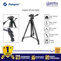 Gambar Fotopro X2 Lite Aluminium Travel Tripod - Mini Tripod HP & DSLR Profesional, Multifungsi X01 dari Sentra Digital Jogja Kota Administrasi Jakarta Barat 1 Tokopedia