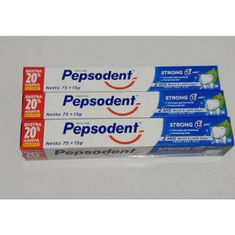 Promo pepsodent 75gr+15gr DAPAT 3 pcs