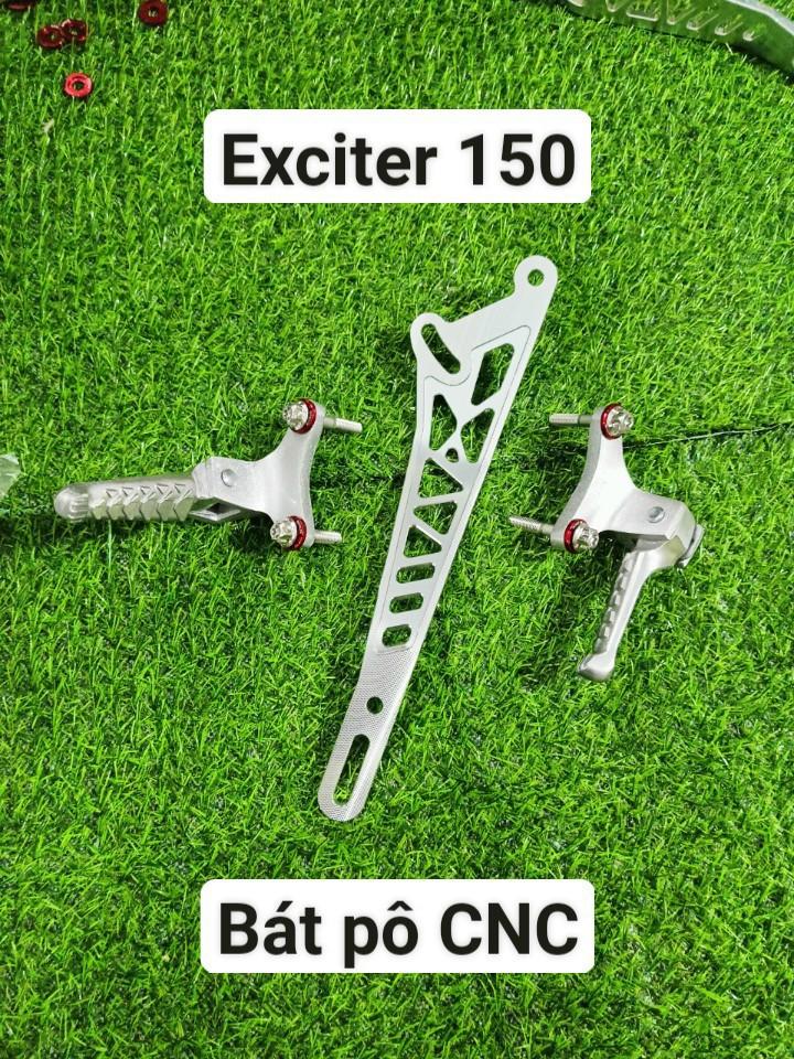 Product Introduction of Gác chân malay gắn xe Exciter 150 tặng kèm ốc inoc thái lông đền nhôm.bát pô cnc dày 10li  Phụ Tùng 2
