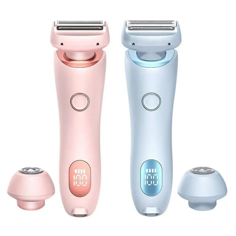 Product Introduction of Painless Hair Removal At Home, 2 In 1 Electric Shaver Razors For Women, Bikini Trimmer For Pubic Hair, Wet & Dry Electric Shaver Steel Waterproof Gentle Removable Stainless Stainless Steel Comfort Portable IPL Hair Removal with Cooling 21