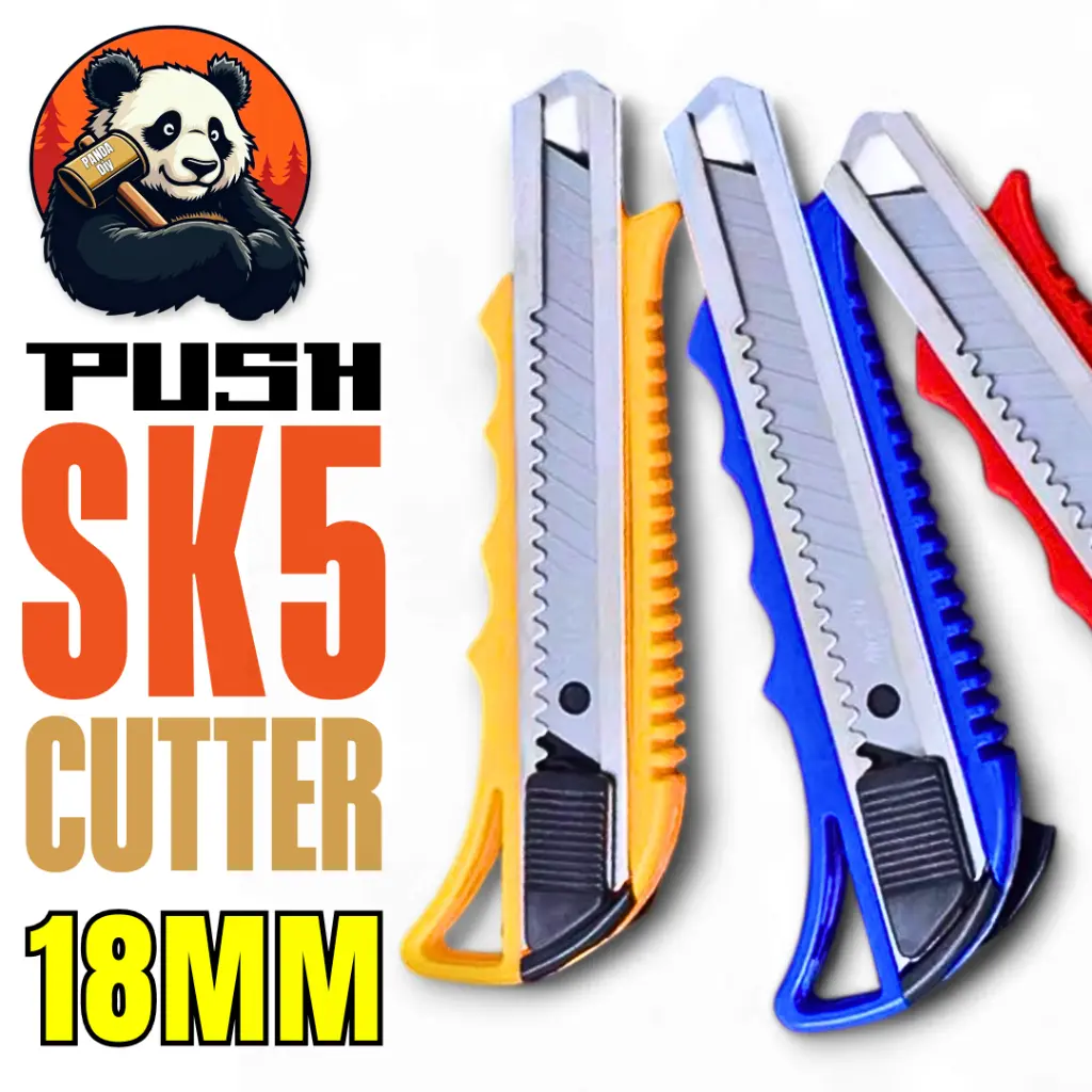 🐼 18mm PUSH Cutter Knife | 18mm Sharp Cutter Knife| Pen Knife| Blade ...