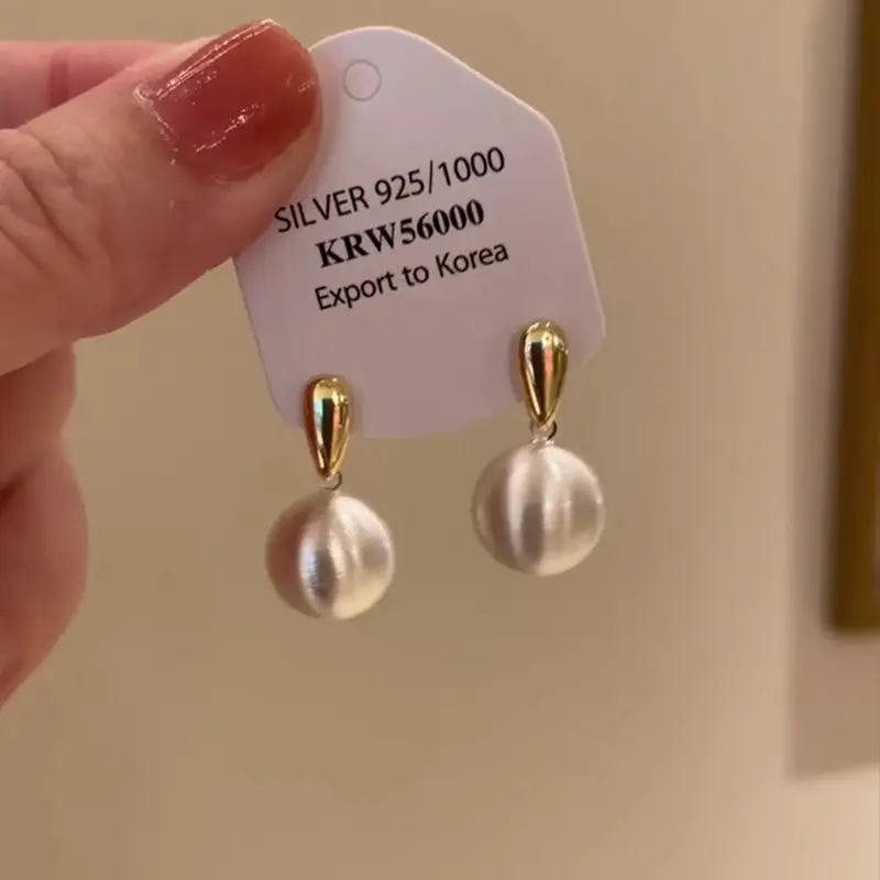 Unique Matte Metal Ball Earrings for a Luxury and Stylish Look