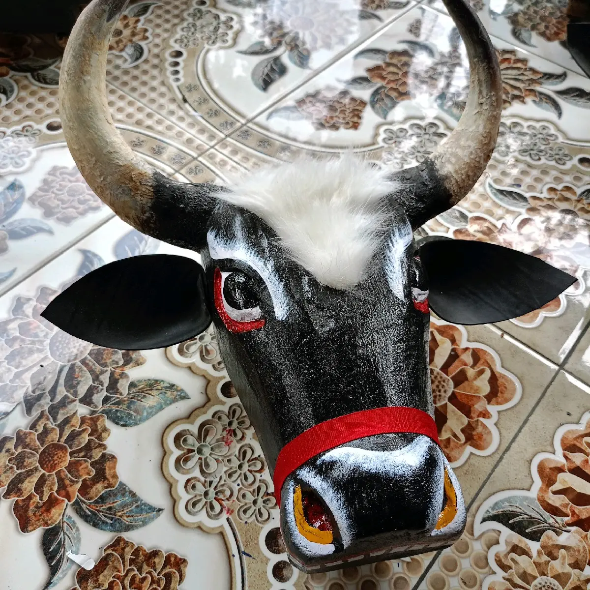Mainan Bantengan Anak Murah Tanduk Asli Handmade Kualitas Tinggi - Rumah, Hadiah, Toys, Sapi