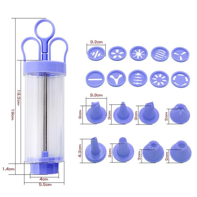 Product Introduction of Portable Cookie  Versatile  Easy To Clean Flower Mounting  Multi-Functional Adjustable Cookie Mold for Home Baking Professional Bakery Diy 5