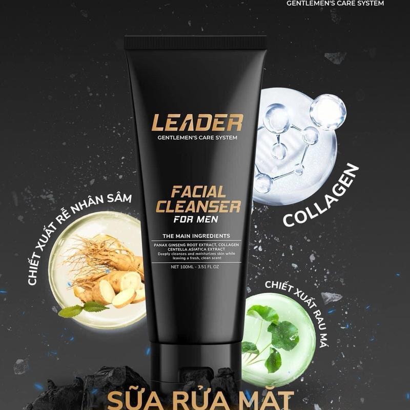 Sữa rửa mặt dành cho nam Leader men 3