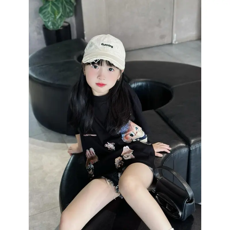 Áo phông cho bé la bu bu Chapel, áo thun cho bé trai,bé gái,bố mẹ.TPKIDS.[M765] 2