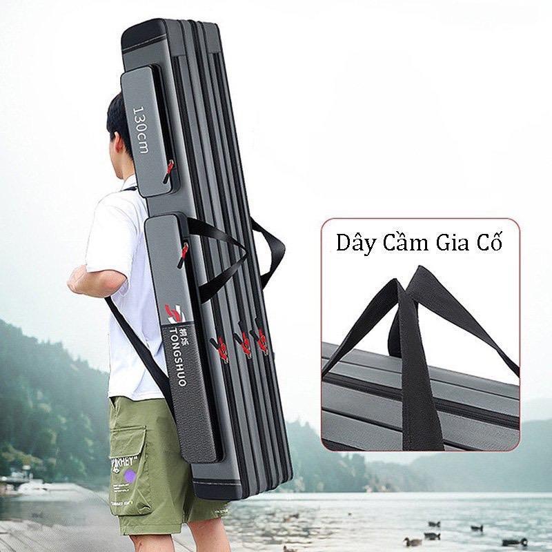 Túi Đựng Cần 2 Ngăn 3 Ngăn Xám Đựng đủ phụ kiện đồ câu