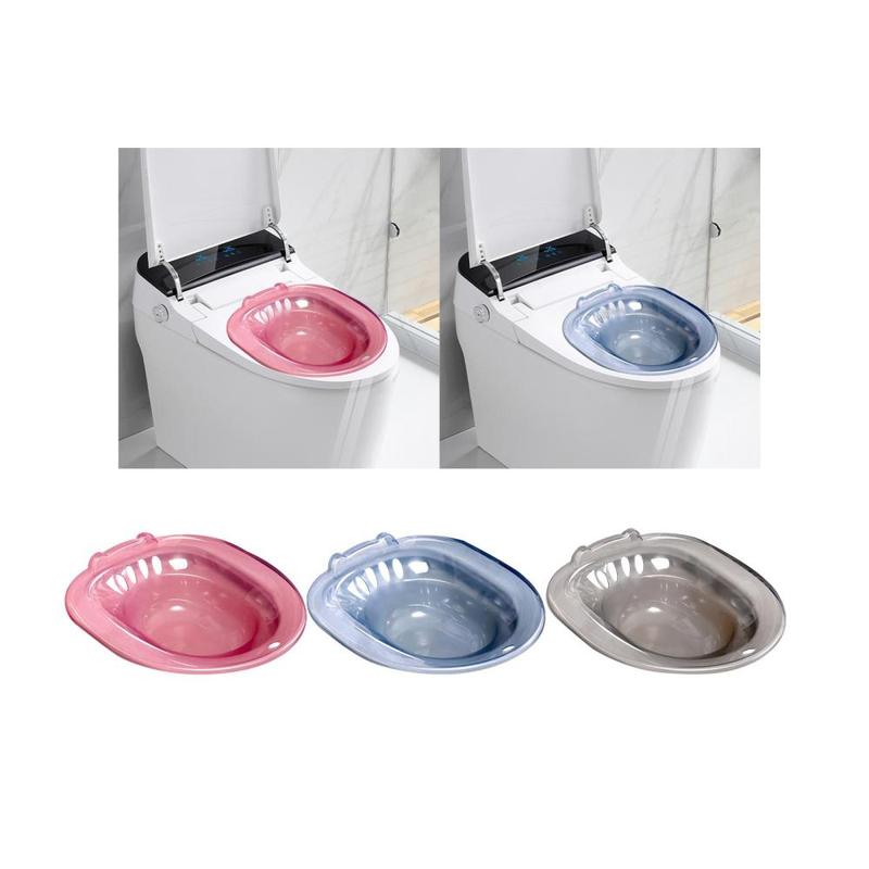 Nhà vệ sinh phụ nữ tắm Sitz, Người cao tuổi, Bồn tắm hông, 15x14x4,7inch, Đa chức năng, Chống chịu nhiệt độ cao, Thoải mái để làm sạch hàng ngày 4