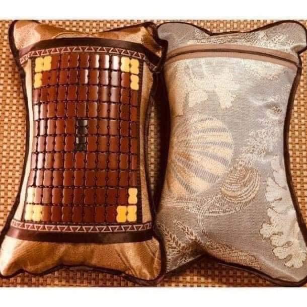 combo 2 gối hạt trúc điều hoà giúp giấc ngủ ngon, chống nóng chống bí cho mùa hè oi bức tặng kèm 1 bàn chải than tre hoạt tính xuất Hàn bossi 3