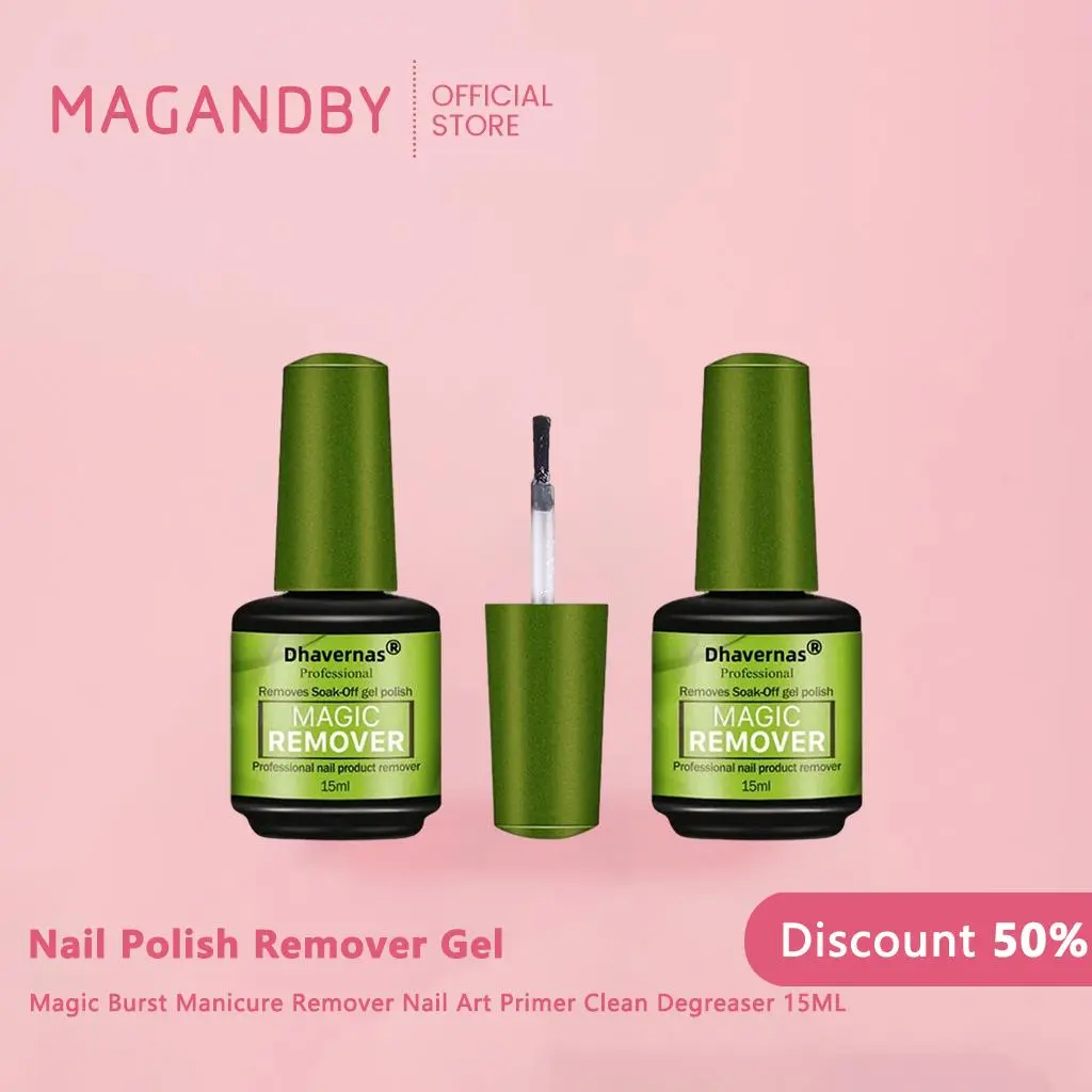 [BUY 1 TAKE 1] Nail Polish Remover Gel Magic Burst Manicure Remover Nail Art Primer Clean Degreaser 15ML Nail Care nail  remover debonder