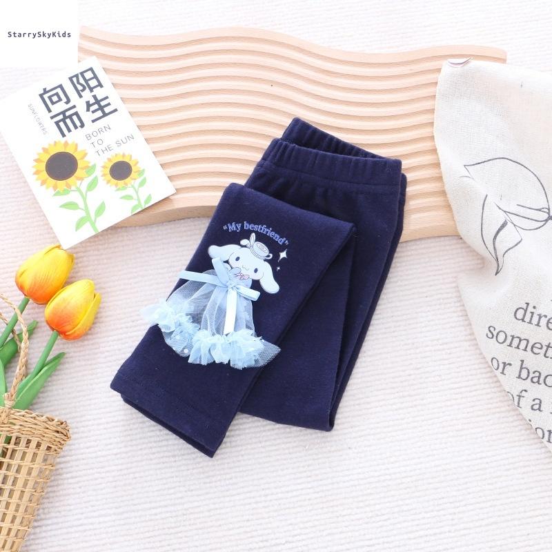 Product Introduction of Kuromi Cartoon Casual Spring Autumn Outerwear Leggings for Medium-Large Girls 18