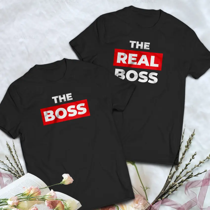 COUPLE Girlfriend Boyfriend Wife Husband Streetwear T-Shirt Baju Short Sleeve T Shirt COU-0003 Cotton