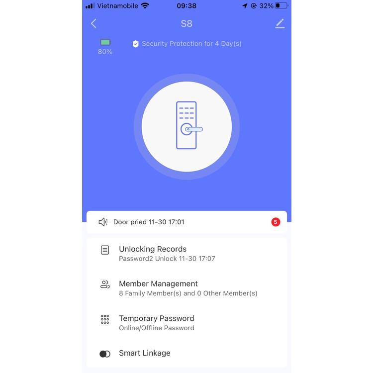 Khóa vân tay Tuya smart life E9B + Chuông Cửa + Tạo Ngữ Cảnh Automation 3