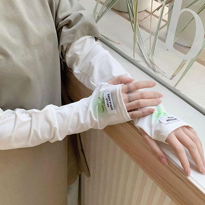 Product Introduction of Băng tay hình bướm tay áo chống nắng găng tay lái xe dài bảo vệ cánh tay ngoài trời thích hợp cho mùa hè 24
