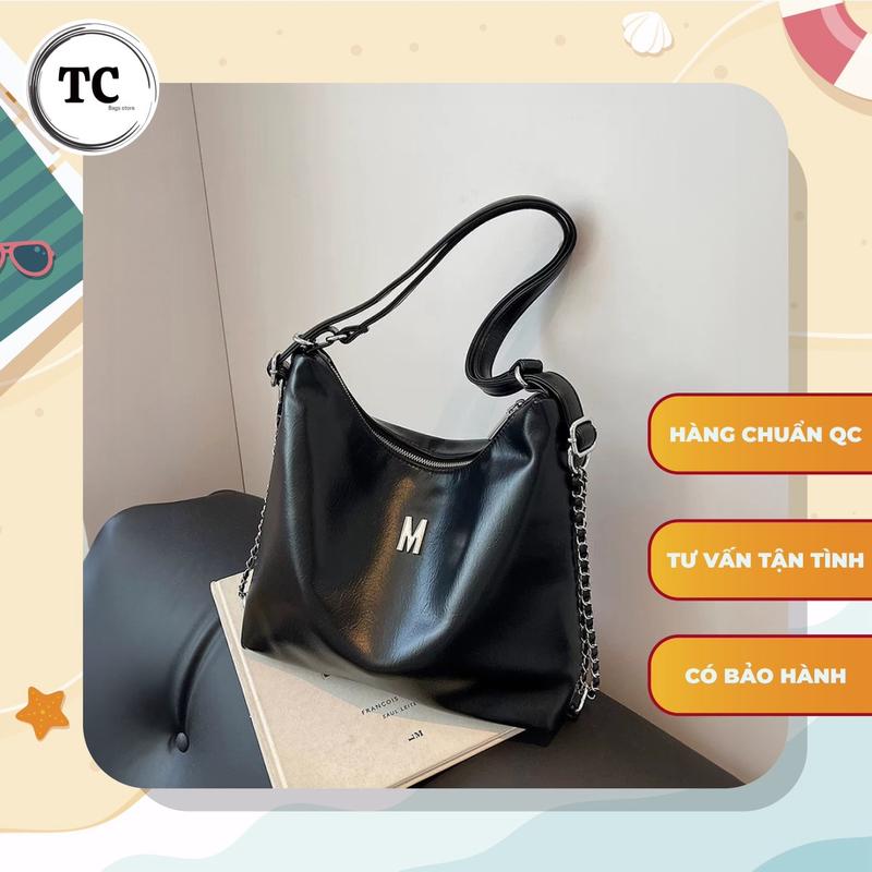 Túi Tote Da Mềm Đeo Vai Hoặc Đeo Balo Chữ M Size 32 cm ( Hàng QC Da Cao Cấp ) Bag Nữ Chữ Nhật T19