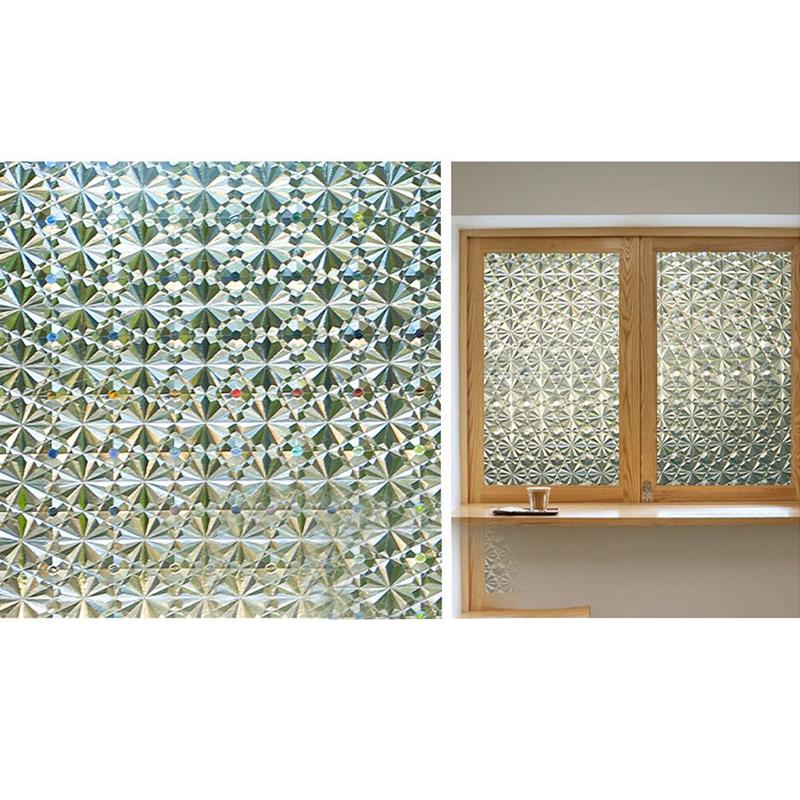 Product Introduction of Privacy Glass Self Adhesive Film Static Cling Window Sticker Glass Privacy For Bathroom Kitchen Window Home Decoration  45cm*2m 27