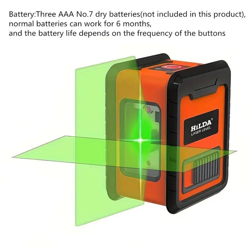 HILDA Portable Laser Level with Storage Bag, Waterproof & Dust-proof Level, Mini Level Tool for Home Office, Professional Optical Instrument for Home & Daily Use, Gifts 4