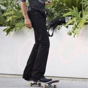 Celana Jeans Cutbray Pria Non-Stretch Tidak Melar / Celana Cutbray Boot Cut Tidak Melar / Salvador jeans Biru Panjang Denim Nyaman Tebal