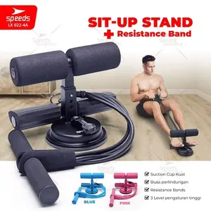 SIT UP STAND + TALI RESISTANCE BAND OLAHRAGA SIT UP HOLDER ALAT PENAHAN KAKI GYM