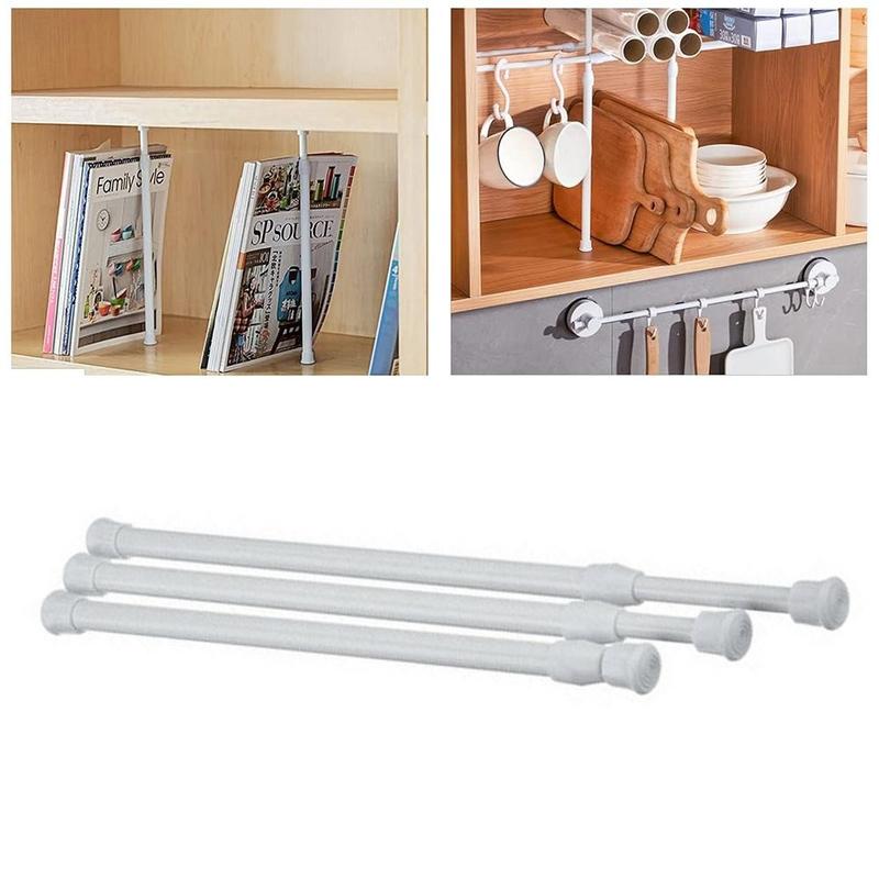Thanh Ray Rèm Có Chức Năng Căng Voile Có Thể Mở Rộng Có Chức Năng Lò Xo, Cho Phòng Tắm, Hàng Mới Về, < Nội Thất > 0