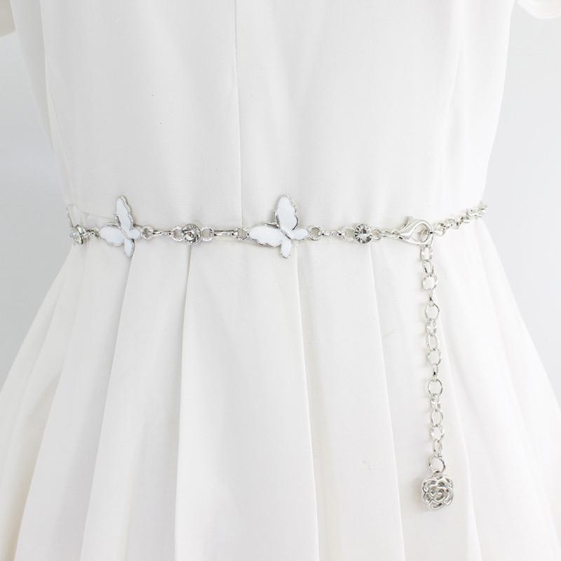 Thắt Lưng Bướm, Hợp Xu hướng, Có Thể Điều Chỉnh, Thanh Lịch, Mỏng Vừa Vặn, Dây Chuyền Đeo Hông Lưng Cơ Thể, Thích Hợp Cho Váy Và Áo Len, Tuyệt Vời Làm Quà Tặng