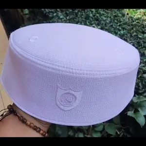 PECI MALAYSIA PUTIH HITAM PECI KOPIAH HAJI TERBAIK Polos Songkok Muslim Dewasa Pria