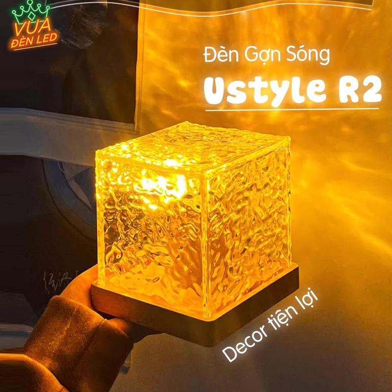 Đèn Gợn Sóng UStyle R1 R2 Chiếu Galaxy Chuyển Động Hình Gợn Sóng Nước Trang Trí, Decor Phòng Ngủ, Phòng Khách