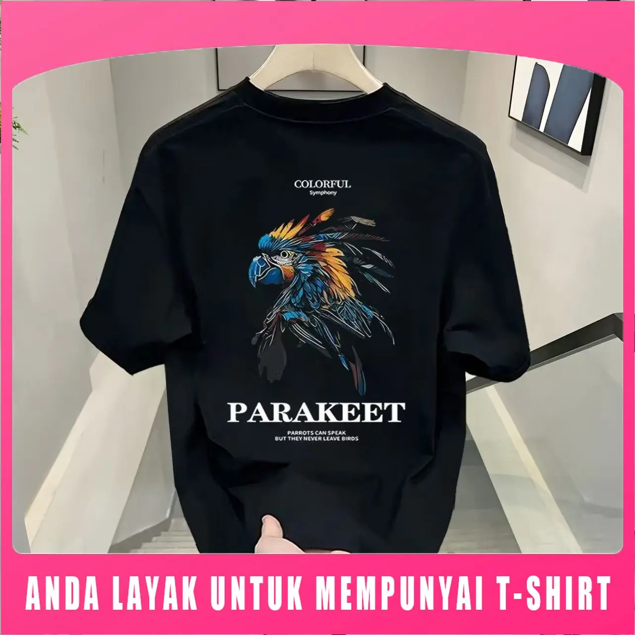 [Cod] Muslim culture shirt, classic T-shirt, same style for men and women in shopping mall, same style for summer new trend brand casual dress, simple design upper, cool upper short sleeve