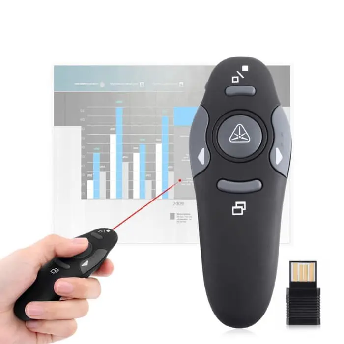 【BBHAA】 (xã kho ) Bút trình chiếu powerpoint Vesine VP101 Tặng ví Da (tuỳ lô về) 6