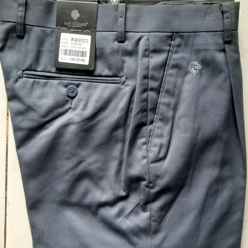 QUẦN TÂY DÀI SAN SCLARO VIỆT TIẾN FOM REGULAR ( FOM SUÔNG)  CÓ LY VÀ OLY.LẺ SIZE 3