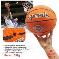 Gambar SPEEDS Bola Basket Olahraga Basketball Original Minsa Natural Rubber Outdoor LX 043-1 - -3 BIRU dari via olahraga yoga Kota Surabaya 3 Tokopedia