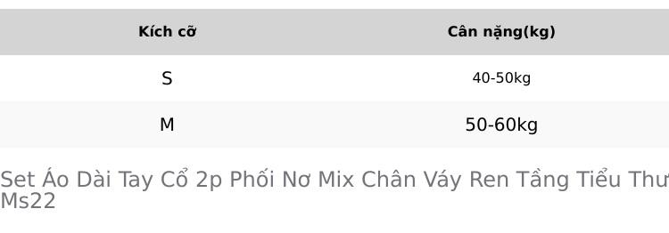Product Introduction of Set Áo Dài Tay Cổ 2p Phối Nơ Mix Chân Váy Ren Tầng Tiểu Thư Ms22 0