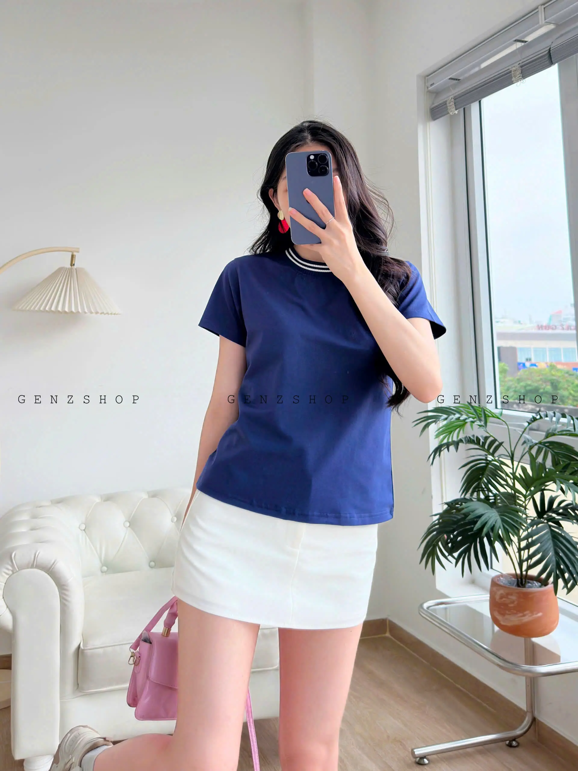 ÁO THUN CỔ PHỐI MÀU FORM BABYTEE TRƠN  ĐƠN GIẢN NĂNG ĐỘNG GENZBBT26 | BigBuy360 - bigbuy360.vn