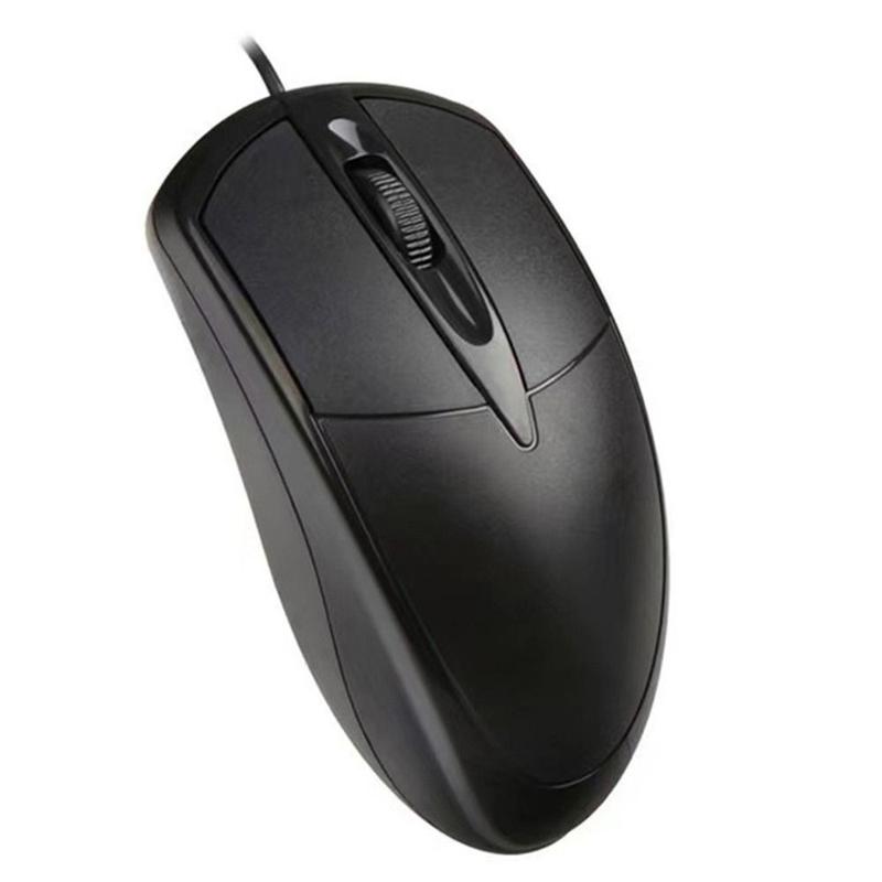 Kinh Doanh Công thái học Chuột có dây 1200 dpi Sổ tay Chuột quang USB Máy tính để bàn Đen Chuột máy tính Máy tính xách tay