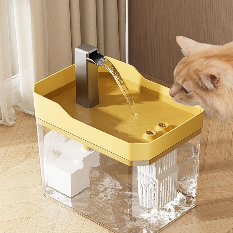 Product Introduction of Bộ Lọc Đài Phun Nước Tự Động 1.5L Cho Thú Cưng Bát Uống Nước Cho Mèo Không Tiếng Ồn Máy Rót Nước Di Động Cho Thú Cưng Cho Chó L5N2 51