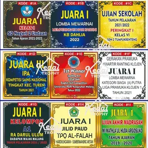 KHUSUS STIKER DAN LOGO UNTUK PIALA Paper