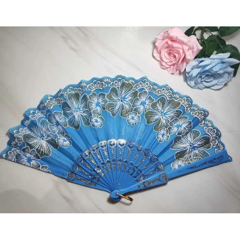 KIPAS TANGAN LIPAT/KIPAS NARI/KIPAS JEPANG/KIPAS CANTIK GLITER 5