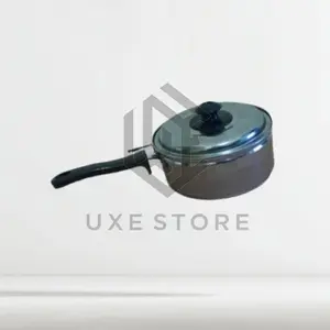 UXE STORE - Panci Susu Stainless Steel Ukuran 16cm Dengan Tutup Free Bubblewrap Dan Kardus Cocok Untuk Dapur Anda