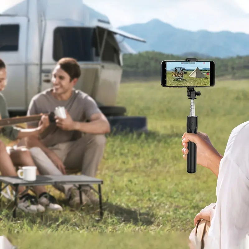 Gậy Chụp Ảnh Không Dây, Tripod Đa Năng, Điều Khiển Từ Xa Mở Rộng, Giá Đỡ Điện Thoại Di Động, Tripod Phát Sóng Trực Tiếp, Chụp Ảnh Đa Năng, Thích Hợp Cho Điện Thoại Di Động Và Điện Thoại Thông Minh, Gậy Chụp Ảnh Du Lịch Thông Dụng Selfie Phone Selfie Phone 6