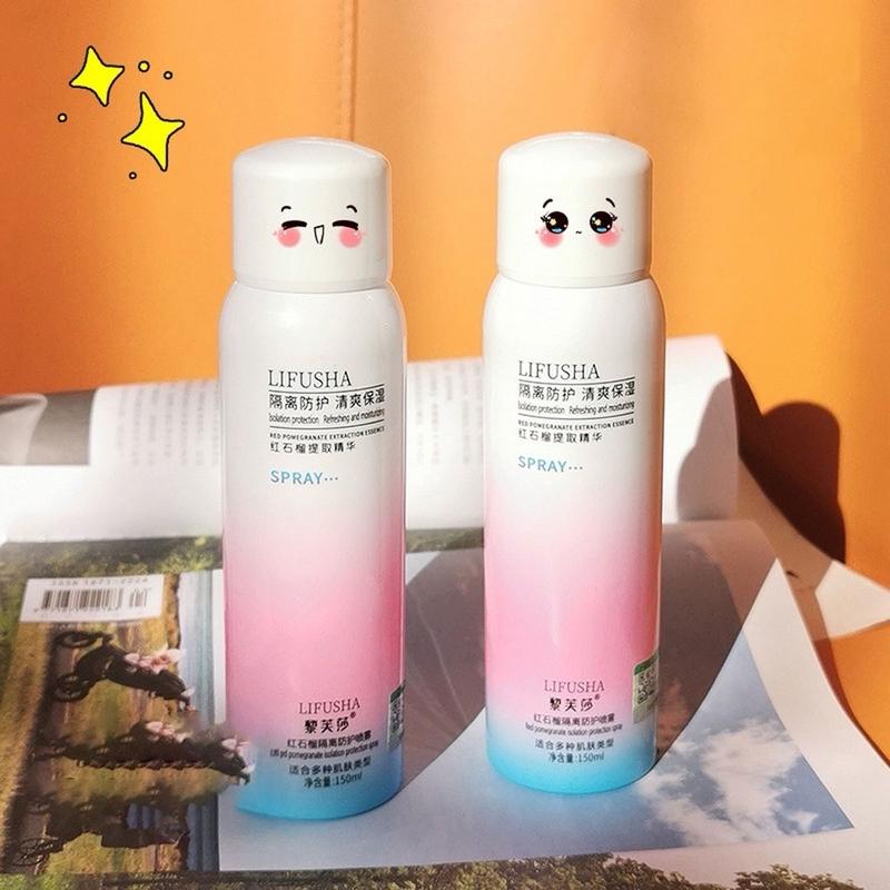 Combo 5 Xịt Chống Nắng LIFUSHA , Chai Xịt Nâng Tone Body Và Da Mặt Lọ 150ml