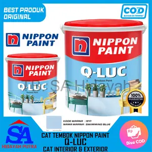 Cat Nippon Paint Q Luc 5kg - Cat Tembok Interior 5kg / Q-LUC Dinding Warna Sage