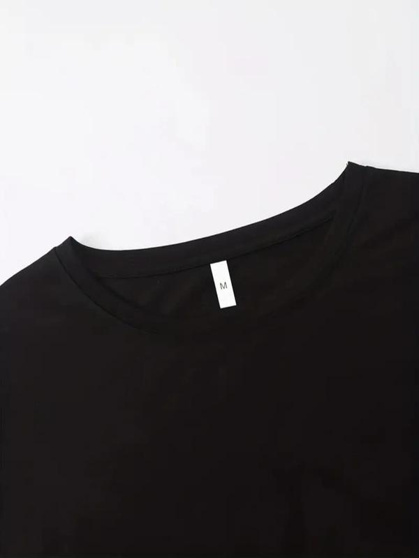 Women's Lip Print Round Neck Tee, Fashion Casual Crew Neck T-Shirt for Daily Holiday Vacation Outdoor Wear, Ladies Clothes for Summer, Top 8