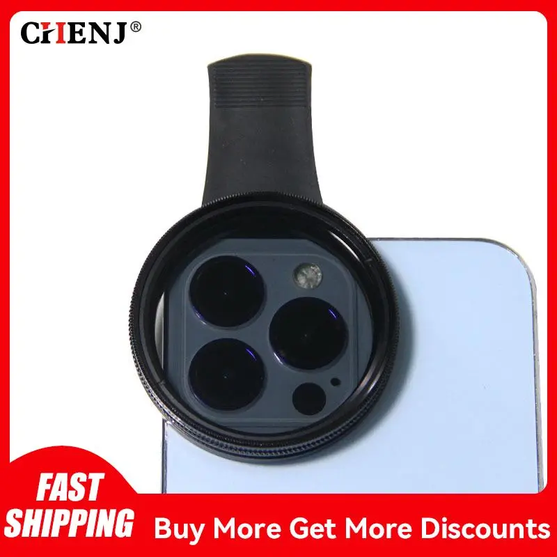 Kanta Kamera Polarizer, Bentuk Pekeliling, Diameter 52MM, Universal, Mudah Alih, CPL, Penapis Tiada Pantulan, Kualiti Profesional, Sesuai untuk iPhone, Telefon Bimbit dan Telefon Pintar Hitam Accessories Mobile