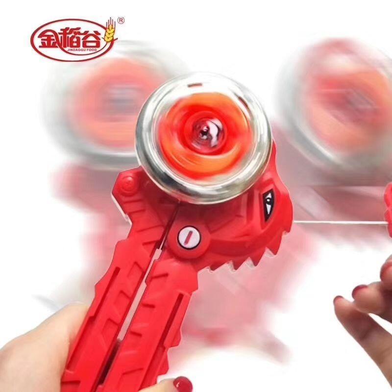 Product Introduction of Golden rice magical candy snacks battle string gyro children's toy gift sharing 6