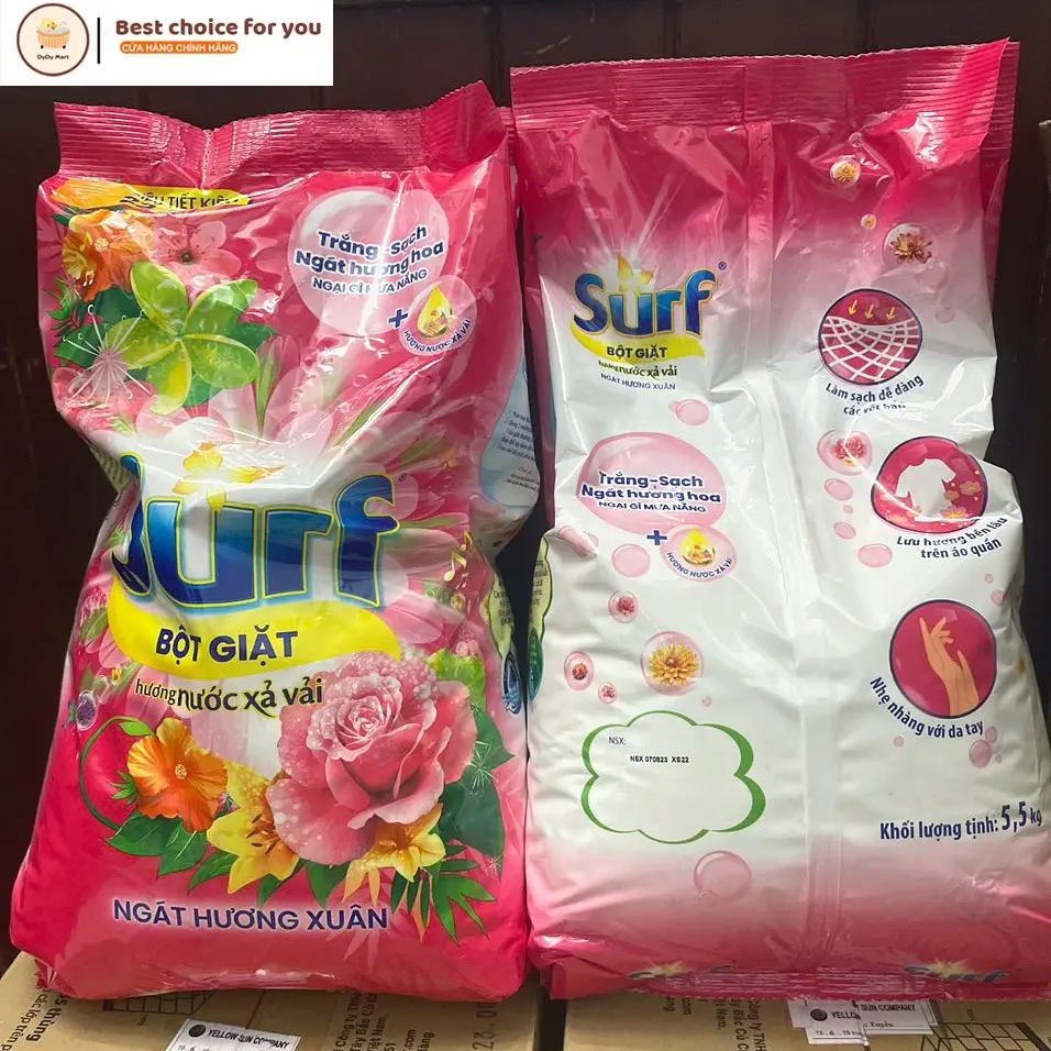 Bột Giặt Surf Ngát Hương Xuân 5,5kg