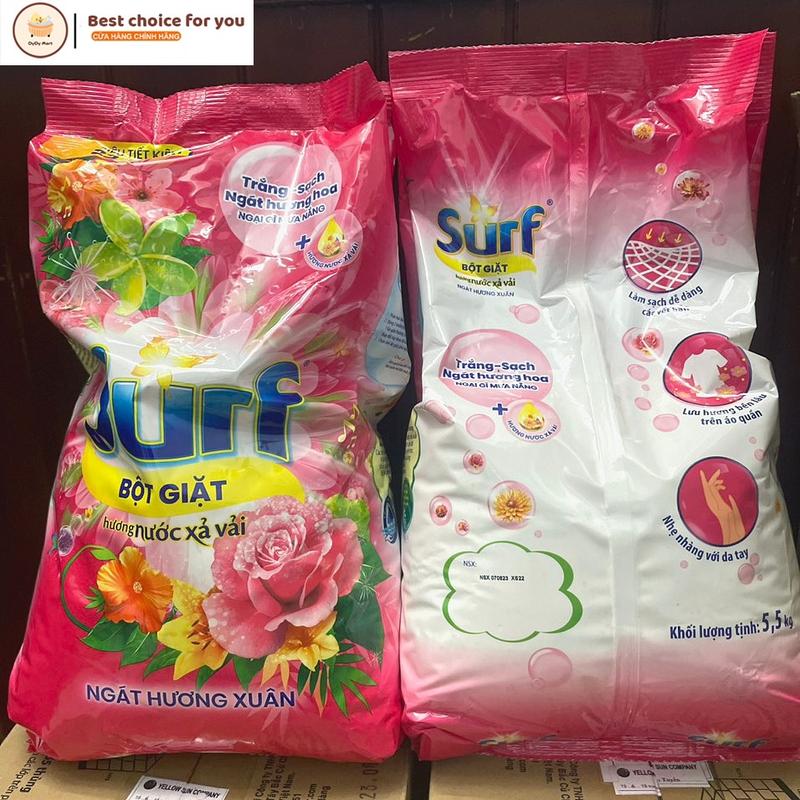 Bột Giặt Surf Ngát Hương Xuân 5,5kg